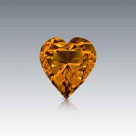 46.3 Carats Stunning Heart Shape Citrine Natural Gemstone